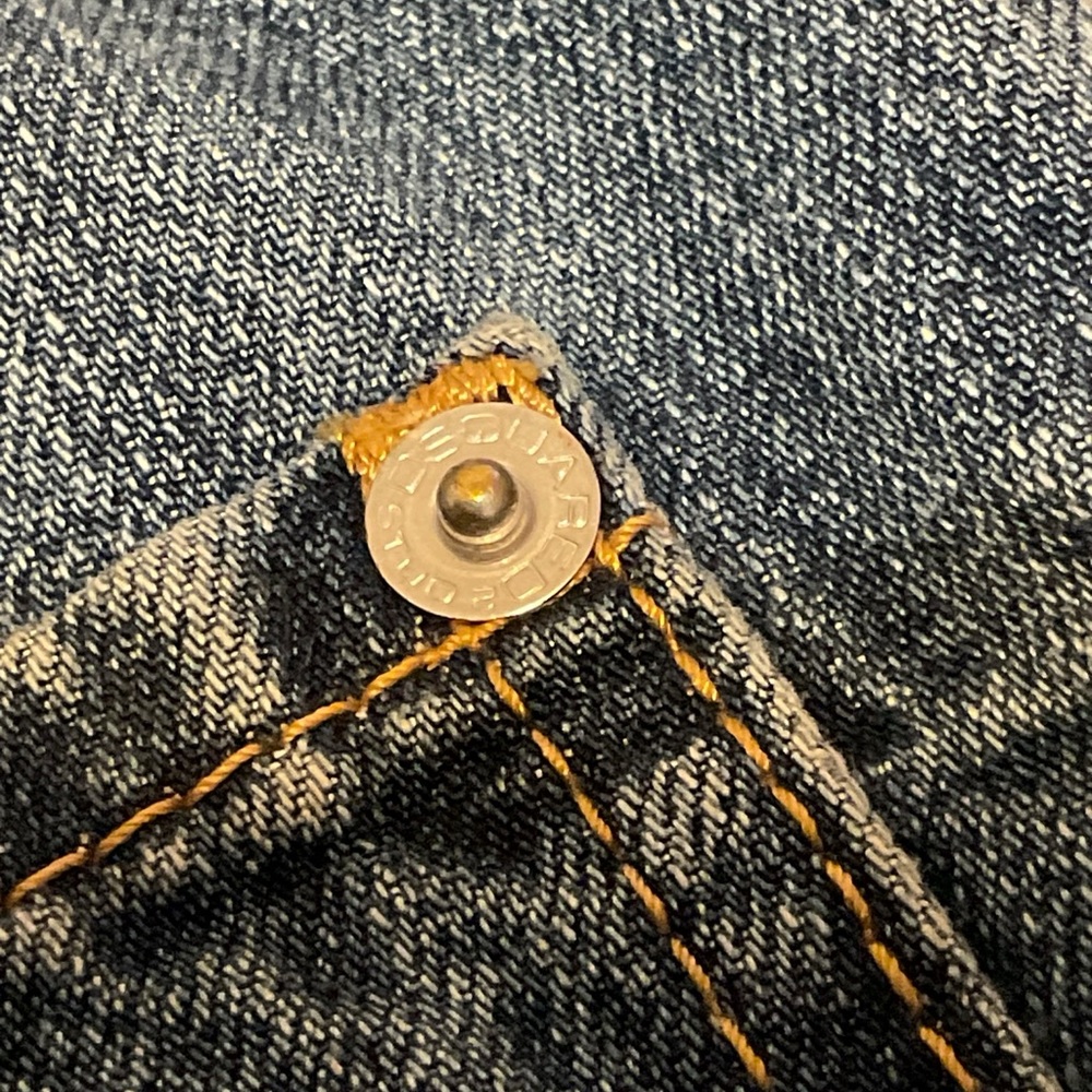 DSQUARED Faded Blue Jean Shorts - Picture 11 of 16